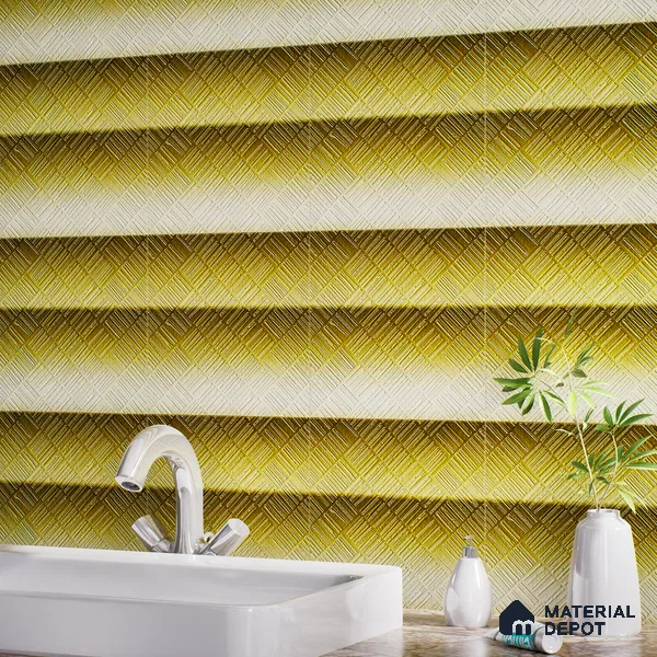 Highlighter Tiles  Tile TL 07255 C Roxy 8001 GLM (Gold) 1 ft x 1 ft Ceramic Matte Finish - 9 mm  | 2 mm Spacer is Mandatory (Sample)